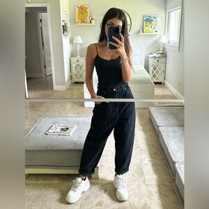 Zara Black Mom Jeans